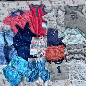 12 month boys summer clothing lot